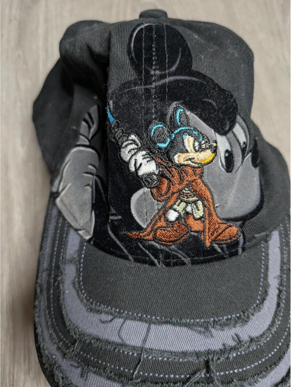 Lucasfilm Star Wars Mickey Mouse Hat Cap Strap Back Boys Adjustable Black Youth - Picture 2 of 5